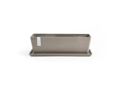 Outlet Untersetzer Eckig Bruges Braungrau 57,5 cm x 19,5 cm x 2,5 cm Töpfe