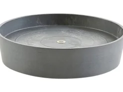 Clearance Ecopots Untersetzer mit Rollen Amsterdam Ø 34 cm Grau