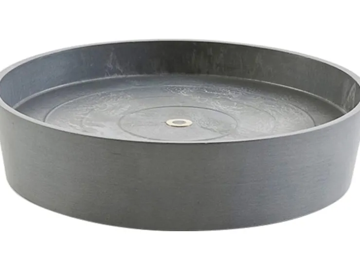 Clearance Ecopots Untersetzer mit Rollen Amsterdam Ø 34 cm Grau