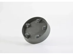 Clearance Ecopots Untersetzer mit Rollen Amsterdam Ø 34 cm Grau