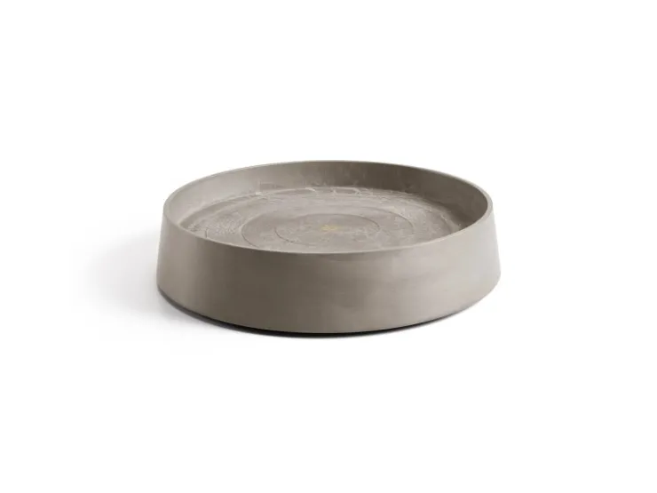 Ecopots Töpfe<Untersetzer Oslo Rollen Braungrau 50 cm x 10,5 cm Taupe