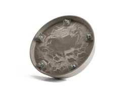 Ecopots Töpfe<Untersetzer Oslo Rollen Braungrau 50 cm x 10,5 cm Taupe