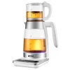 Ecosa Haushaltsgeräte<EO-695 Teekocher mit Temperatureinstellung BPA-Frei 1,8L  2200 Watt Weiß