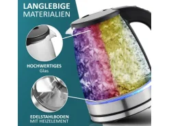 Outlet Ecosa EO-610 Wasserkocher mit Temperatureinstellung 1,7 L