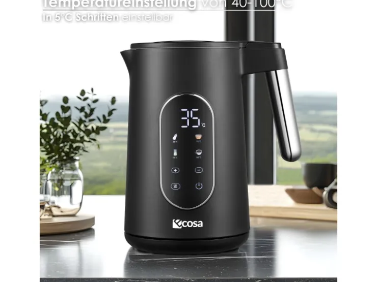 Online Ecosa EO-690 Wasserkocher mit Temperatureinstellung 1,7 L