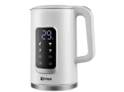 EO-691 Wasserkocher weiß mit Temperatureinstellung 1,7 L Haushaltsgeräte