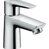 Best Einhebel-Waschtischarmatur Talis E 80 mit Push-Open Ablaufgarnitur Chrom Einhebelmischer