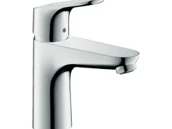 Hot Einhebel-Waschtischmischer Focus 100 LowFlow mit Zugstangen-Ablaufgarnitur Chrom Einhebelmischer
