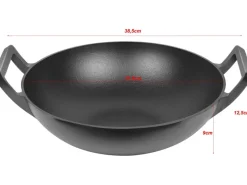 Wok aus Gusseisen Pfannen