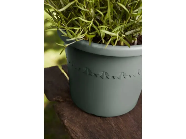 Elho Töpfe<Blumentopf Algarve Cilindro Ø 25 cm x 21 cm Grün