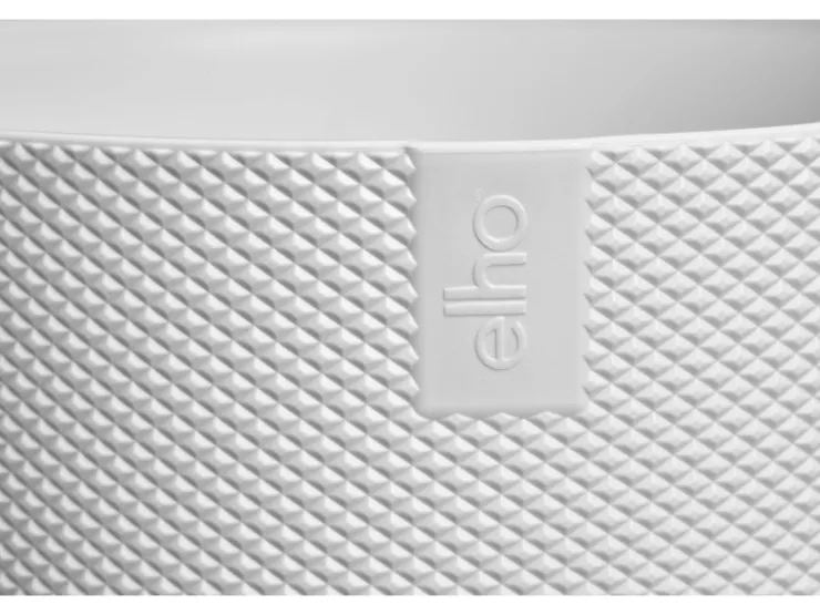 Best Elho Blumentopf Jazz Ø 14,2 cm x 13,1 cm Weiß Seidenglanz