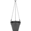 Best Elho Blumentopf Loft urban Hängeampel Ø 20 cm anthrazit