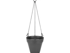 Best Elho Blumentopf Loft urban Hängeampel Ø 20 cm anthrazit
