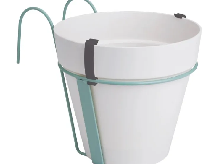 Sale Elho Blumentopf Loft urban potholder Ø 19 cm Weiß