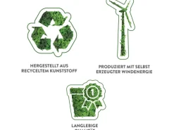 Hot Blumentopf Vibia Campana Ø 30 cm x 26 cm Living Beton Töpfe
