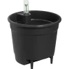 Outlet Selbstbewässerungs-System Ø 28 cm x 26 cm Schwarz Töpfe