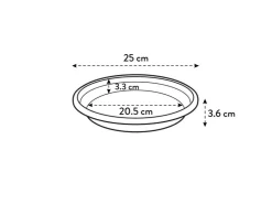Sale Elho Universal Untersetzer Ø 25 cm x 4 cm Terrakotta