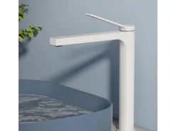 Discount Emke Wasserhahn Waschbeckenarmaturen 335 x 233 x 46 mm Weiß Mischbatterie Küchenarmatur mit Luftsprudler