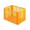 Sale Eurobehälter Bäcker- und Konditorenkasten HxBxT 42,1 x 40 x 60 85 Liter Gelb-Orange Brötchenkiste Sstapelbare Bäckerkiste Vorratsbehälter
