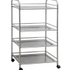 Hot eyepower Servierwagen mit 4 Etagen 60 x 35 x 100 cm
