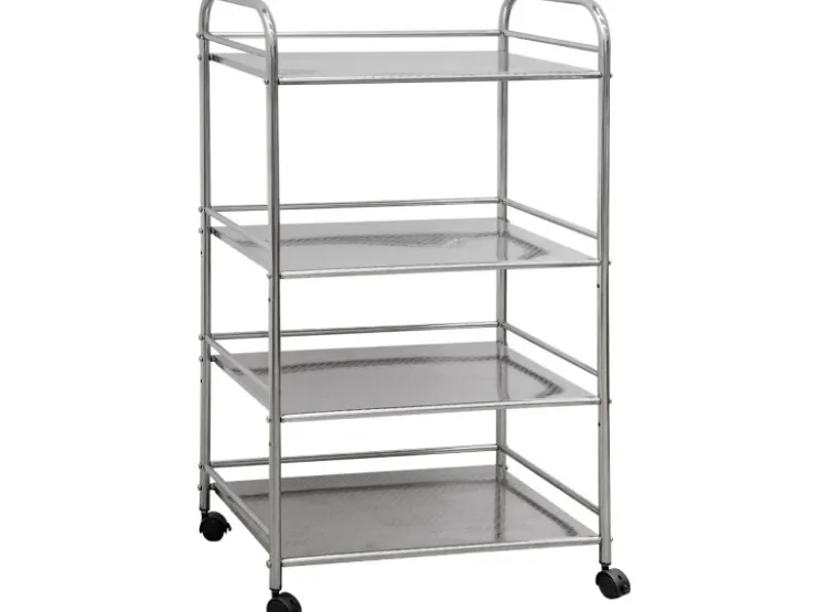 Hot eyepower Servierwagen mit 4 Etagen 60 x 35 x 100 cm