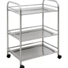 eyepower Servierwagen|Küchenhelfer<Servierwagen mit 3 Etagen 60 x 35 x 77 cm