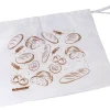 Sale Brotbeutel Baumwolle 43 cm x 34 cm Weiß Küchenhelfer
