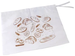 Sale Brotbeutel Baumwolle 43 cm x 34 cm Weiß Küchenhelfer