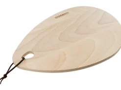 Best Fackelmann Frühstücksbrett Drop Fair 28 cm x 19 cm x 1,1 cm Braun