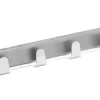 Clearance Fackelmann Klebehakenleiste 4-fach Edelstahl 16 cm x 2,6 cm x 1,7 cm Silber