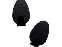 Best Ovalklebehaken Schwarz 2 Stück 3 cm Küchenhelfer