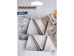 Clearance Fackelmann Tischtuchklammern 4 Stück Edelstahl
