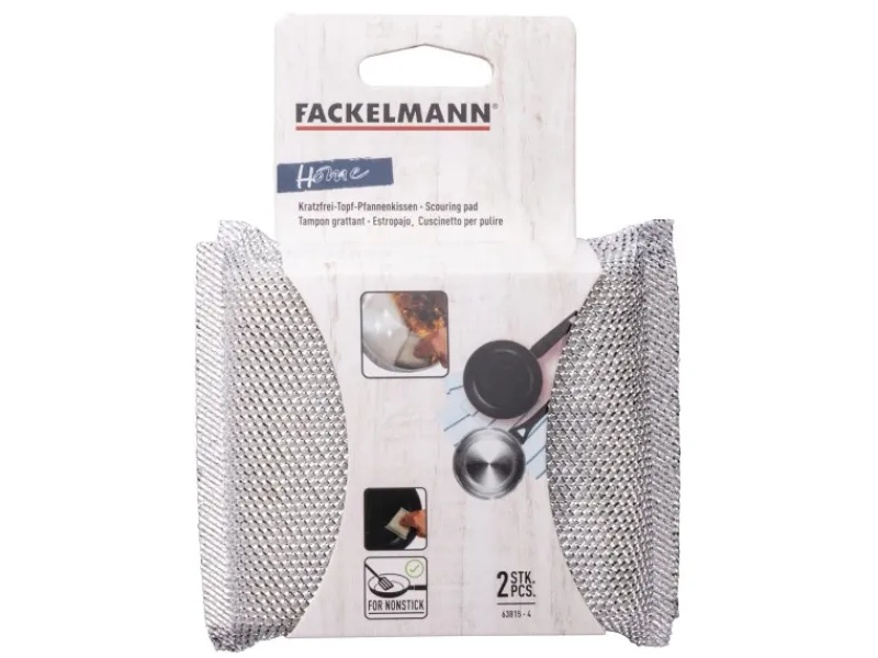 Outlet Topf-/Pfannenkissen-Set Kratzfrei 2-teilig Silber Pfannen
