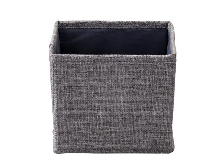 Best Fackelmann Universalkörbchen Textil 13 cm x 12 cm x 14 cm Grau