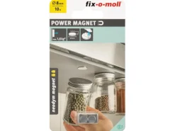 Sale Magnetscheibe Neodym Klebend 1,5 mm x Ø 8 mm Silber 10 Stück Kühlschränke