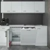 Online Flex-Well Classic Büroküche Wito 210 cm Weiß