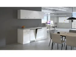 Online Flex-Well Classic Büroküche Wito 210 cm Weiß