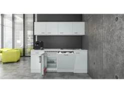 Online Flex-Well Classic Büroküche Wito 210 cm Weiß