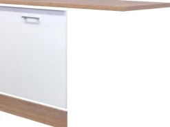 Clearance Geschirrspüler-Paket vollintegriert Florida Weiß-Sonoma Eiche Küchenschränke