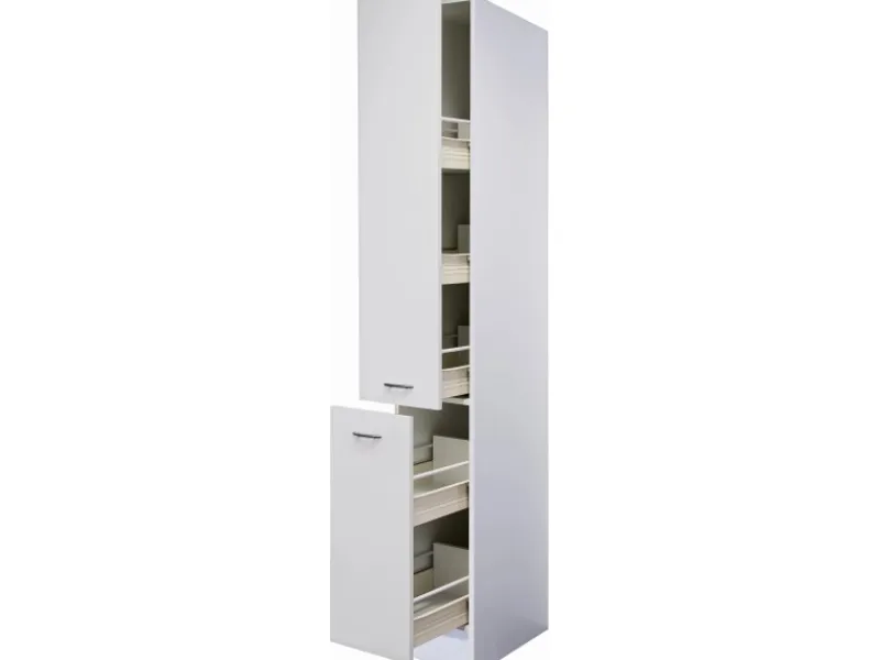 Outlet Küchen-Apothekerschrank Wito 200 cm x 30 cm x 57 cm Küchenschränke