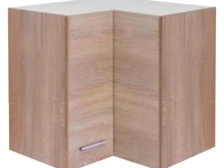 Sale Küchen-Eck-Hängeschrank Florida 60 cm x 60 cm Sonoma Eiche Küchenschränke