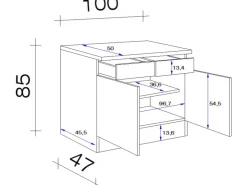 Flex-Well Classic Küchen-Unterschrank Speed 100 cm Weiß