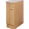 Flex-Well Classic Küchenschränke<Küchen-Unterschrank Nano 30 cm Buche Nachbildung