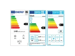 Clearance Küchenzeile Florida 270 cm Weiß-Sonoma Eiche Nachbildung Kühlschränke|Einbauküchen
