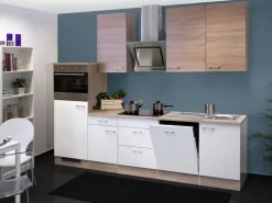Online Flex-Well Classic Küchenzeile Florida 280 cm Weiß-Sonoma Eiche Nachbildung