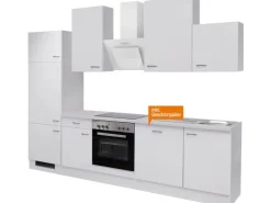 Clearance Flex-Well Classic Küchenzeile Wito 280 cm Weiß
