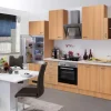 Sale Flex-Well Classic Küchenzeile Nano 280 cm Buche Nachbildung