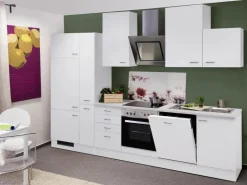 Flex-Well Classic Kühlschränke|Herde<Küchenzeile Wito 310 cm Weiß