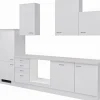 Sale Küchenzeile Wito 280 cm ohne E-Geräte Weiß Einbauküchen|Herde