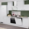 Hot Küchenzeile Wito 310 cm Weiß Einbauküchen|Kochfelder